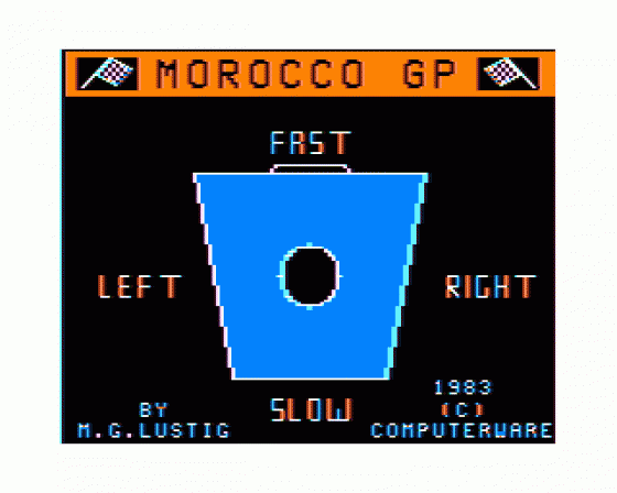 Morocco Grand Prix Loading Screen For The Dragon 32