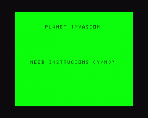 Planet Invasion