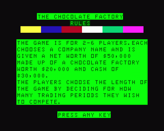 The Chocolate Factory