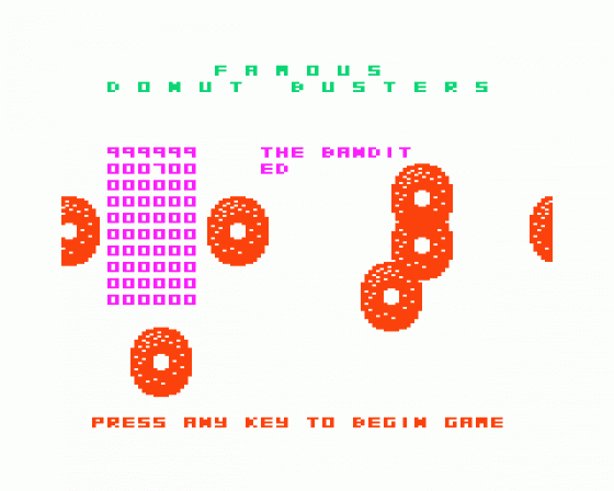 Donut Dilemma Screenshot 6 (Dragon 32)