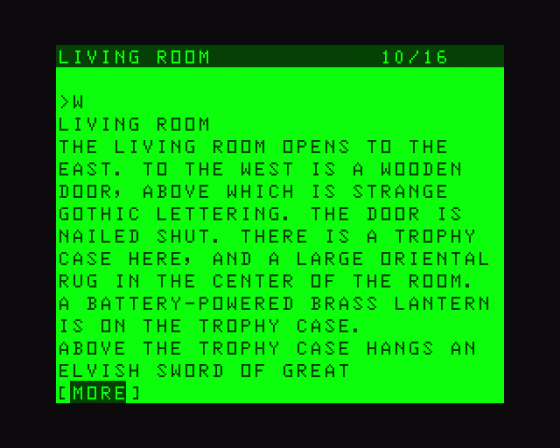 Mini Zork Screenshot 7 (Dragon 64)