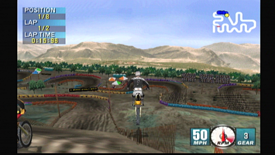 Jeremy McGrath Supercross 2000 Screenshot 5 (Dreamcast (US Version))