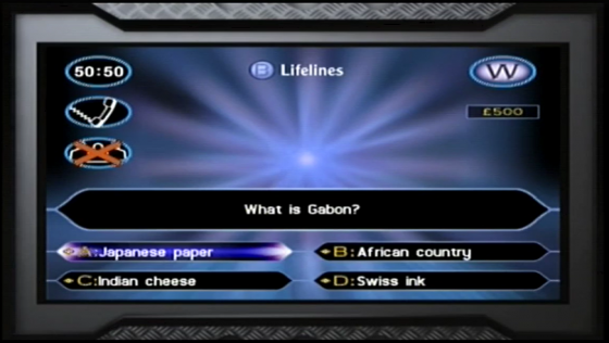 Who Wants To Be A Millionaire? Screenshot 5 (Dreamcast (EU Version))