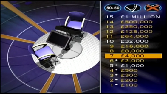 Who Wants To Be A Millionaire? Screenshot 6 (Dreamcast (EU Version))
