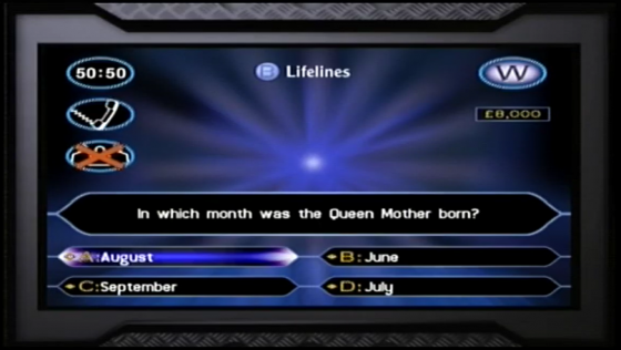 Who Wants To Be A Millionaire? Screenshot 18 (Dreamcast (EU Version))