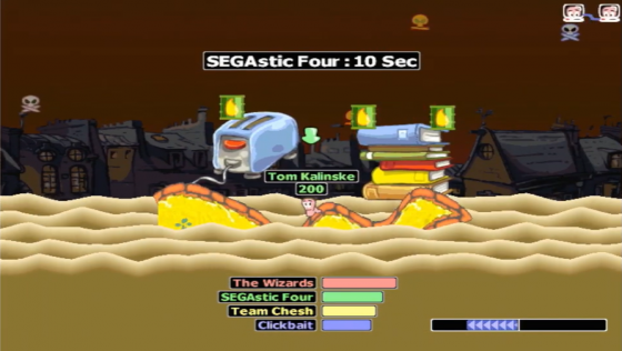 Worms World Party Screenshot 5 (Dreamcast (EU Version))