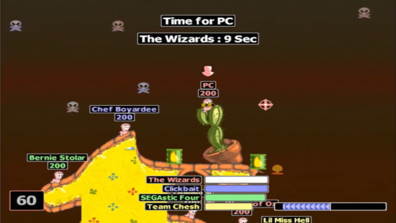 Worms World Party Screenshot 6 (Dreamcast (US Version))