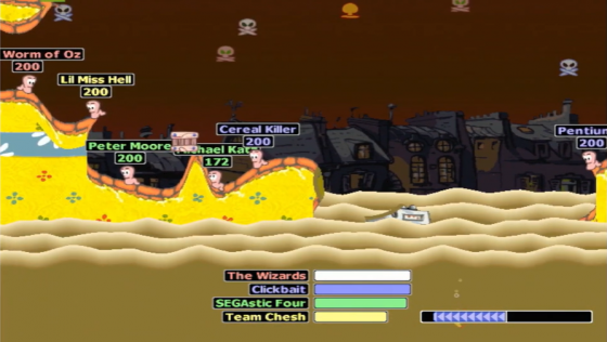 Worms World Party Screenshot 7 (Dreamcast (US Version))