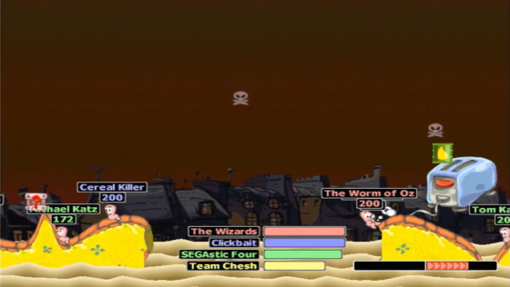 Worms World Party Screenshot 8 (Dreamcast (EU Version))