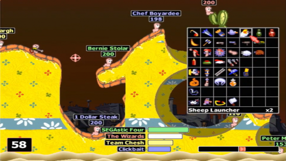 Worms World Party Screenshot 11 (Dreamcast (EU Version))