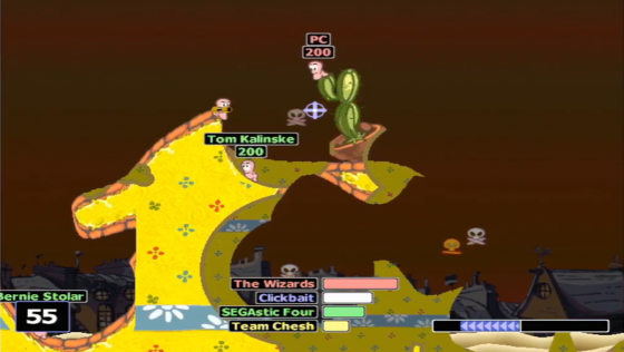 Worms World Party Screenshot 21 (Dreamcast (US Version))
