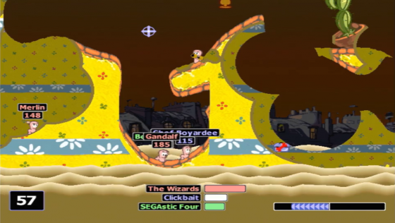 Worms World Party Screenshot 24 (Dreamcast (US Version))