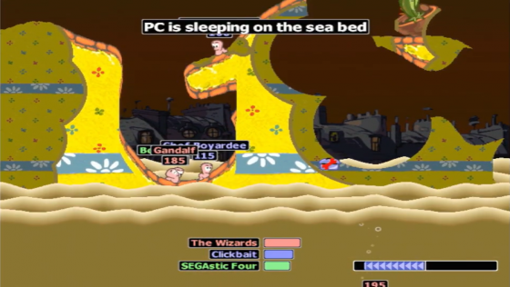 Worms World Party Screenshot 25 (Dreamcast (US Version))