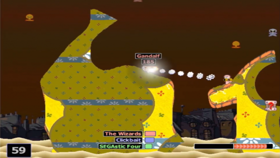 Worms World Party Screenshot 26 (Dreamcast (EU Version))