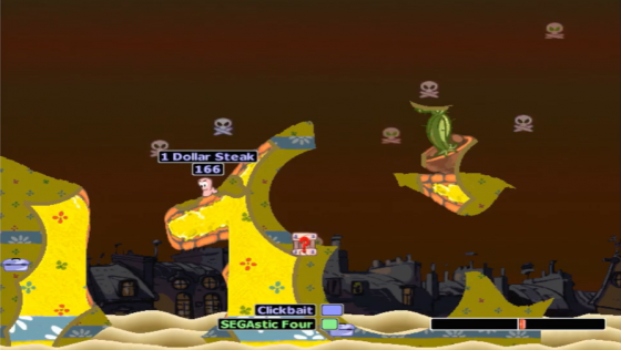 Worms World Party Screenshot 27 (Dreamcast (EU Version))