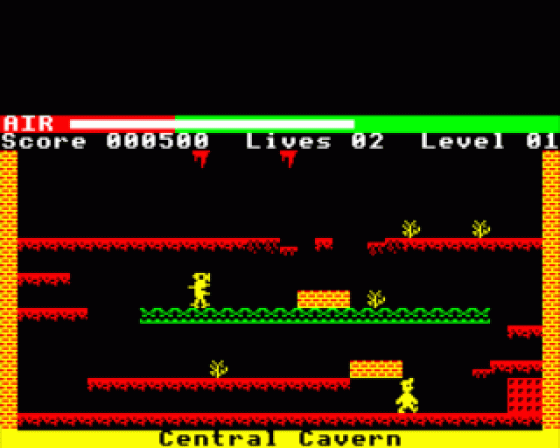 Manic Miner Screenshot 12 (Acorn Electron)