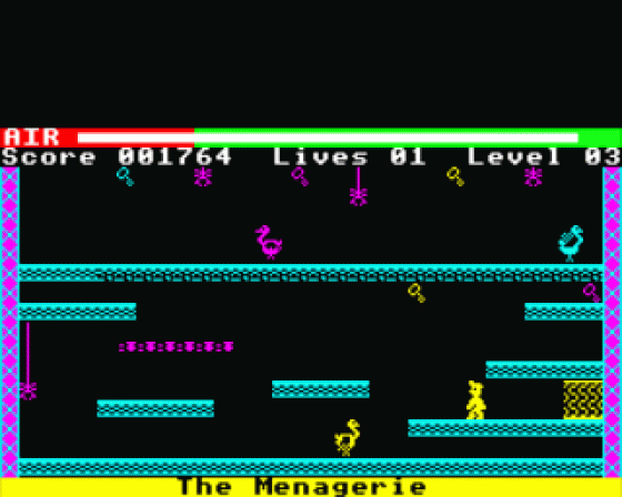 Manic Miner Screenshot 15 (Acorn Electron)