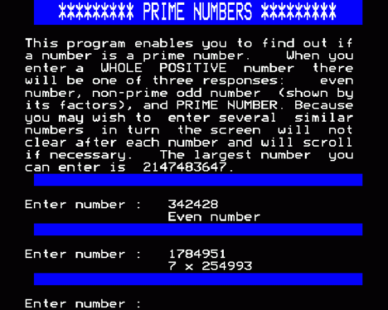 Prime Numbers