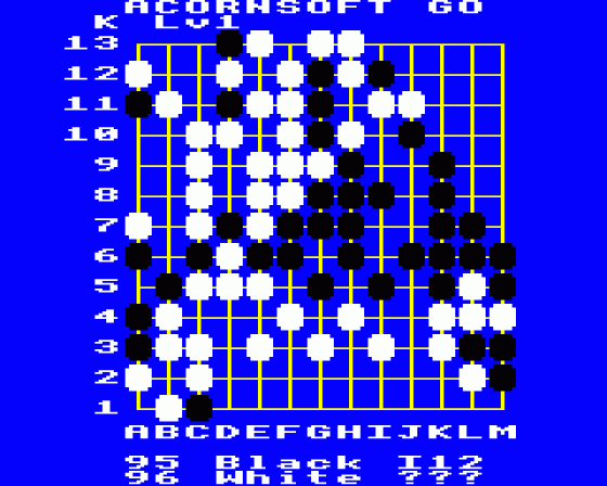 Go Screenshot 10 (Acorn Electron)