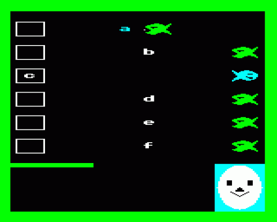 Happy Letters Screenshot 5 (Acorn Electron)