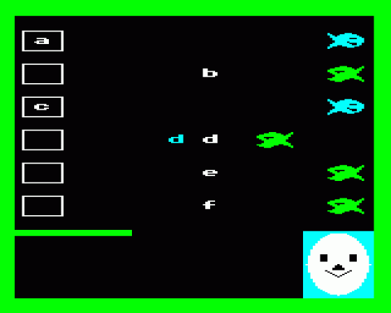 Happy Letters Screenshot 6 (Acorn Electron)