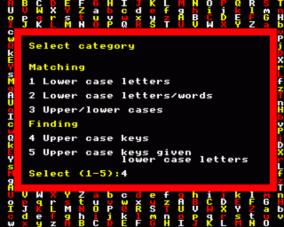 Happy Letters Screenshot 7 (Acorn Electron)