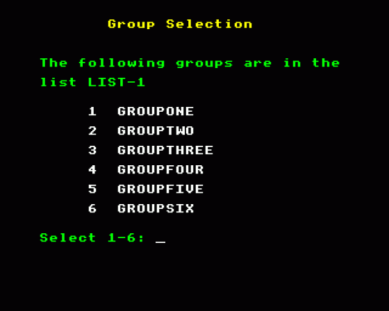 Wordhang Screenshot 17 (Acorn Electron)