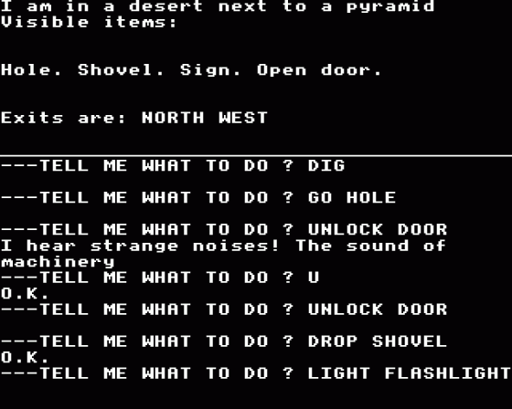 Pyramid Of Doom Screenshot 8 (Acorn Electron)