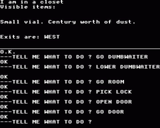 The Count Screenshot 12 (Acorn Electron)