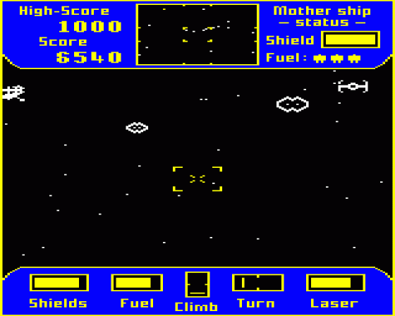 Cylon Attack Screenshot 16 (Acorn Electron)