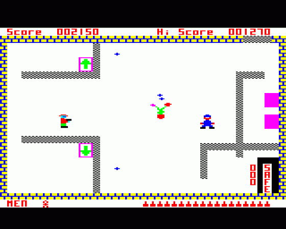 Cops 'N Robbers Screenshot 8 (BBC/Electron)