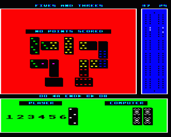 Dominoes Screenshot 10 (BBC/Electron)