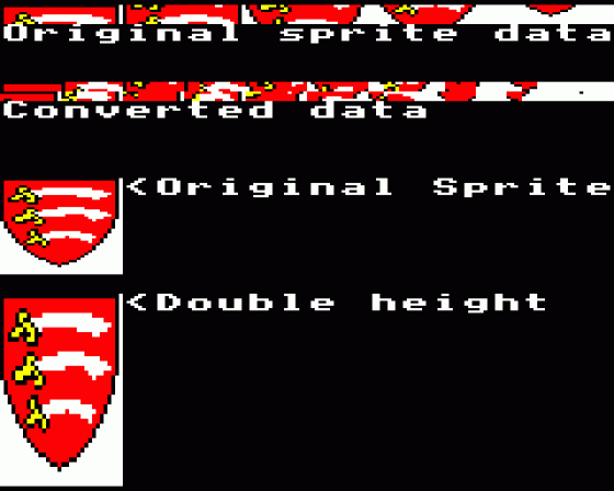 Cross Mode & Double Height Sprites Screenshot