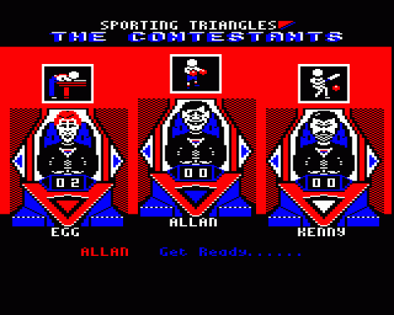 Sporting Triangles Screenshot 5 (BBC B/B+/Master 128)