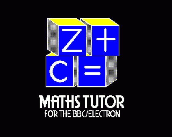 Maths Tutor For The BBC And Electron Screenshot