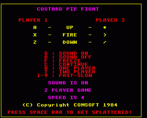 Custard Pie Fight
