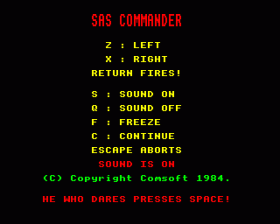 Sas Commander