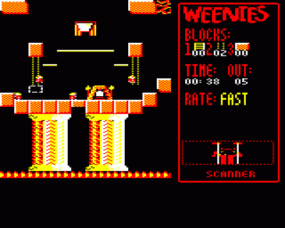 Weenies Screenshot 9 (BBC/Electron)