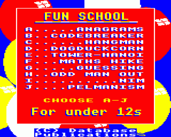 Fun School: For Under 12s