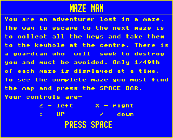 Maze Man