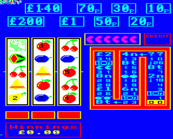 Fruit Machine Screenshot 10 (Acorn Electron)