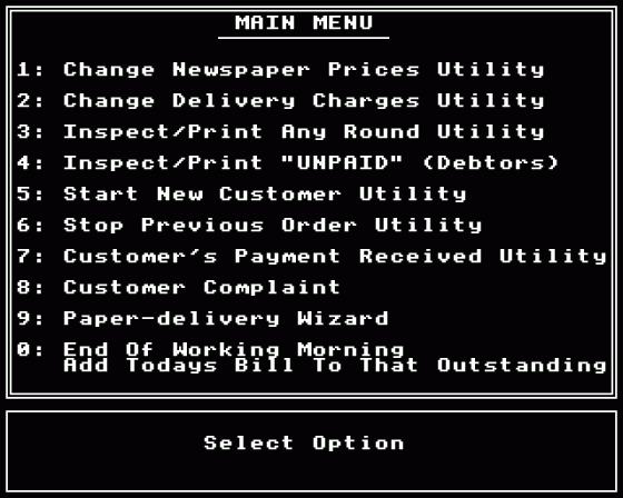 Newspaper Round Manager