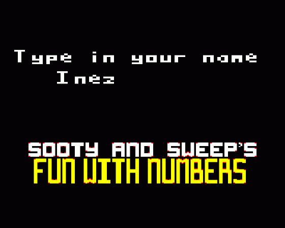 Sooty's Fun With Numbers Screenshot 5 (BBC/Electron)