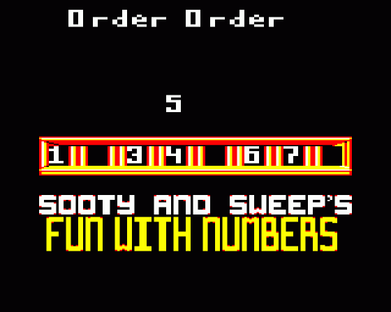 Sooty's Fun With Numbers Screenshot 8 (BBC/Electron)