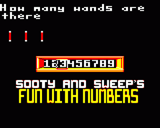 Sooty's Fun With Numbers Screenshot 14 (BBC/Electron)