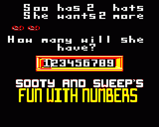 Sooty's Fun With Numbers Screenshot 18 (BBC/Electron)