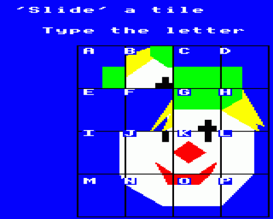 Jigsaw And Sliding Puzzles Screenshot 10 (BBC/Electron)