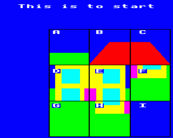 Jigsaw And Sliding Puzzles Screenshot 14 (BBC/Electron)