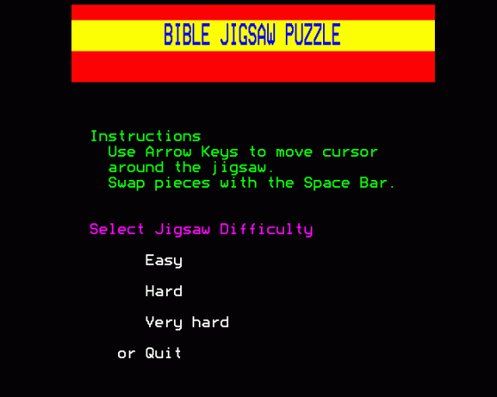 Bible Jigsaw Puzzle