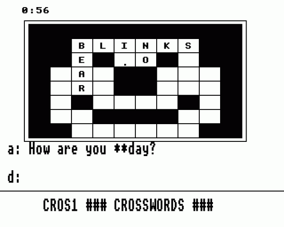 Crosswords